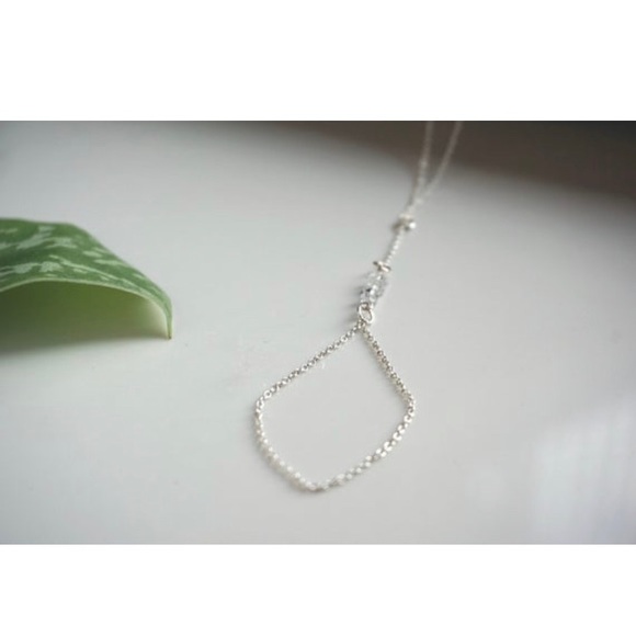 Made to Order: Herkimer Diamond Hand Chain Jewelry - Picture 4 of 6